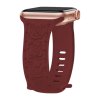 Řemínek gravírované růže pro Apple Watch 38/40/41/42(S10)mm (Barva Fialová)