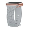Řemínek gravírované růže pro Apple Watch 38/40/41/42(S10)mm (Barva Fialová)