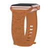 Řemínek gravírované růže pro Apple Watch 38/40/41/42(S10)mm (Barva Fialová)