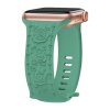 Řemínek gravírované růže pro Apple Watch 42/44/45/46/49mm (Barva Fialová)