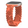Perforované slunečnice řemínek pro Apple Watch 38/40/41/42(S10)mm (Barva Lila)