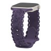 Perforované růže řemínek pro Apple Watch 38/40/41/42(S10)mm (Barva Lila)