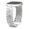 Perforované růže řemínek pro Apple Watch 38/40/41/42(S10)mm (Barva Lila)