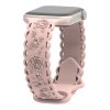 Perforované růže řemínek pro Apple Watch 38/40/41/42(S10)mm (Barva Lila)