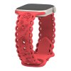 Perforované růže řemínek pro Apple Watch 38/40/41/42(S10)mm (Barva Lila)