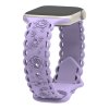 Perforované růže řemínek pro Apple Watch 38/40/41/42(S10)mm (Barva Lila)