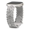 Perforované růže řemínek pro Apple Watch 38/40/41/42(S10)mm (Barva Lila)