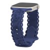 Perforované růže řemínek pro Apple Watch 38/40/41/42(S10)mm (Barva Lila)