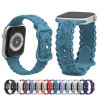 Perforované růže řemínek pro Apple Watch 38/40/41/42(S10)mm (Barva Lila)