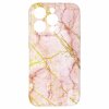 60585 kryt ruzovo zlaty mramor pro iphone 15 pro