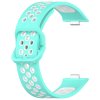 Dvojbarevný řemínek pro Huawei Fit 3 (Barevná varianta Červeno-Bílá)