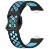 Dvojbarevný řemínek pro Huawei Fit 3 (Barevná varianta Červeno-Bílá)