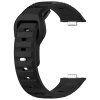 Vroubkovaný náhradní řemínek pro Huawei Fit 3 (Barva náramku Bílá)