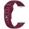 Vroubkovaný náhradní řemínek pro Huawei Fit 3 (Barva náramku Bílá)