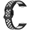Dvojbarevný perforovaný řemínek pro Huawei Fit 3 (Barevná varianta Šedo-Bílá)