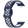 Dvojbarevný perforovaný řemínek pro Huawei Fit 3 (Barevná varianta Šedo-Bílá)