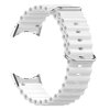 Vroubkovaný řemínek s přezkou pro Google Pixel Watch (Barva náramku Bílá)