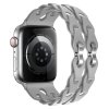 Silikonový řetízkový řemínek pro Apple Watch 38/40/41/42(S10)mm (Barva náramku Bílá)