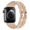 Silikonový řetízkový řemínek pro Apple Watch 38/40/41/42(S10)mm (Barva náramku Bílá)