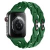 Silikonový řetízkový řemínek pro Apple Watch 38/40/41/42(S10)mm (Barva náramku Bílá)