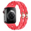 Silikonový řetízkový řemínek pro Apple Watch 38/40/41/42(S10)mm (Barva náramku Bílá)