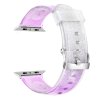 Průhledný třpytivý řemínek pro Apple Watch 38/40/41/42(S10)mm (Barva náramku Modrá)