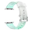 Průhledný třpytivý řemínek pro Apple Watch 38/40/41/42(S10)mm (Barva náramku Modrá)