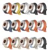 Magnetický silikonový řemínek pro Apple Watch 38/40/41/42(S10)mm (Barva Bílo-Černý)