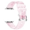 Průhledný diamantový řemínek pro Apple Watch 38/40/41/42(S10)mm (Barva náramku Bílá)