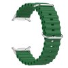 Vroubkovaný řemínek pro Samsung Galaxy Watch Ultra (Barva náramku Bílá)