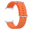 Vroubkovaný řemínek pro Samsung Galaxy Watch Ultra (Barva náramku Bílá)