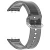 Silikonový průhledný řemínek měnící barvu pro Samsung Galaxy Fit 3 (Barevná varianta Fialovo-růžový)