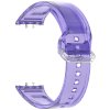 Silikonový průhledný řemínek měnící barvu pro Samsung Galaxy Fit 3 (Barevná varianta Fialovo-růžový)