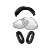 Silikonový průhledný set 3v1 pro Airpods Max (Barva Hvězdně bílá)