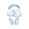 Silikonový průhledný set 3v1 pro Airpods Max (Barva Hvězdně bílá)