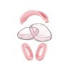 Silikonový průhledný set 3v1 pro Airpods Max (Barva Hvězdně bílá)