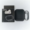 Jednobarevný obal s karabinou pro AirPods 1/2 (Barva Yellow)