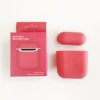 Jednobarevný obal pro AirPods 1/2 (Barva Deep red)