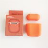 Jednobarevný obal pro AirPods 1/2 (Barva Deep red)