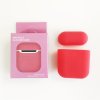 Jednobarevný obal pro AirPods 1/2 (Barva Deep red)