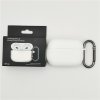 Jednobarevný obal s karabinou pro AirPods PRO / 2 PRO (Barva Yellow)