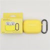 Jednobarevný obal s karabinou pro AirPods PRO / 2 PRO (Barva Yellow)