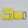 Jednobarevný obal s karabinou pro AirPods 3 (Barva Yellow)