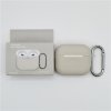 Jednobarevný obal s karabinou pro AirPods 3 (Barva Yellow)