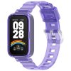 Průhledný silikonový náramek měnící barvu pro Mi Band 9 Active / Redmi Band 3 (Barevná varianta Černý)