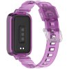 Průhledný silikonový náramek měnící barvu pro Mi Band 9 Active / Redmi Band 3 (Barevná varianta Černý)