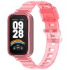 Průhledný silikonový náramek měnící barvu pro Mi Band 9 Active / Redmi Band 3 (Barevná varianta Černý)
