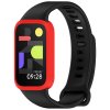 Dvojbarevný silikonový náramek pro Mi Band 9 Active / Redmi Band 3 (Barevná varianta TmavěModro-Bílá)
