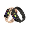Kovový řemínek pro Mi band 9 Active / Redmi Band 3 (Barevná varianta Růžovo-zlatý)