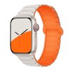 Dvojbarevný magnetický řemínek pro Apple Watch 38/40/41/42(S10)mm (Barva Fialovo-růžový)